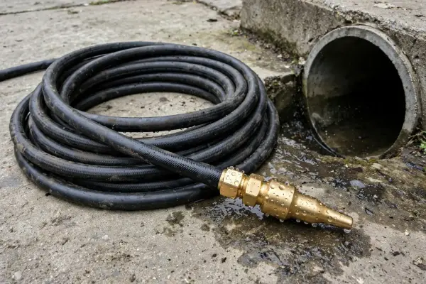Hydro jetting hose with brass nozzle in Palmyra